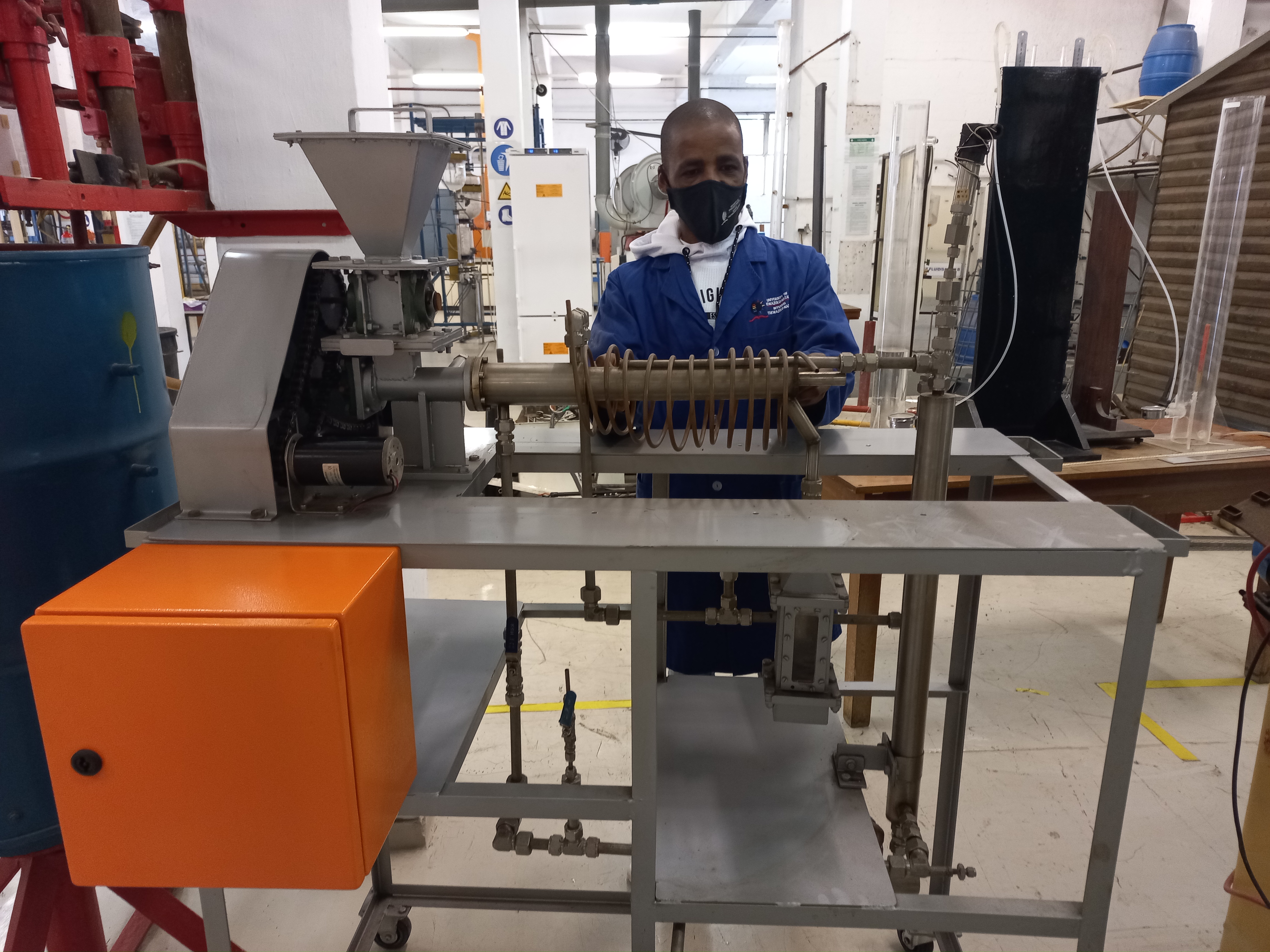 Ndoyenk Technology thermochemical conversion equipment for polymeric end-of-life valorisation.